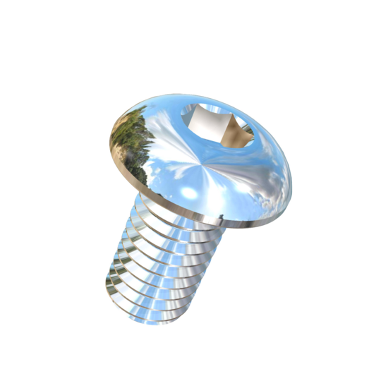 Aluminium #10-32 X 3/8 UNF Button Head Socket Drive Aluminium Machine Screw